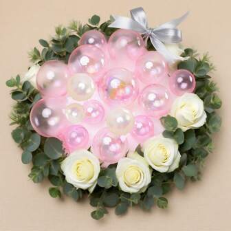 كرات زخرفية بموضوع الأميرة، كرات زخرفية بيضاء شفافة حالمة، ديكورات DIY، لحفلات عيد الميلاد والزفاف والذكرى السنوية، مستلزمات ديكور الحفلات، عيد الميلاد والزفاف والتخرج والاحتفالات