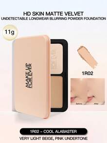 Make Up For Ever 11克哑光丝绒粉底液，1Y04/1R02/1N00/1N03 - 11g-#1R02 - 查看 1