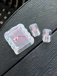 3pcs Set Wavy Pattern Protective Case, 26 Letter A-Z Design, Compatible With Apple Fast Charging Adapter Nan Charger Protector Charger Case Phone Accessories