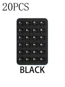 3/5Pcs Multi-Purpose Square Silicone Suction Cup Mobile Phone Holder, 24-Hole Suction Cup With Strong Adhesiveness, 1/10/20/30/40/50/60Pcs,Suitable For Various Scenarios To Prevent Phone Falling, Used For Video, Vibration, And Self-Portrait Phone Accessories