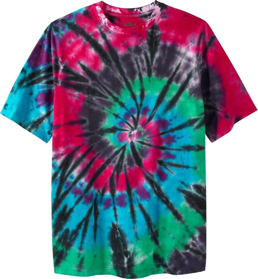 Men's 3D Full Print Colorful Round Neck T-Shirt - 白色 - 查看 1