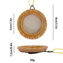 Resin Mini Photo Frame Wall Hanging Decor Accessories, DIY Photo Display Frame For Living Room, Wedding, Party, Holiday, Gift, With Hanging Rope And Backing Board