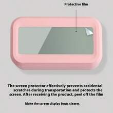 1pc Student Alarm Clock, Electronic Digital Desk Clock, Smart Multifunctional Clock With LED Backlight, Temperature, Calendar For Kitchen Timer Home Decor Room Decor