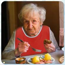 5-Color Adjustable Adult Bibs, Waterproof Cloth Eating Aprons For Elderly, Disabled, Nursing Home Use