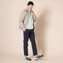Men's Long-Sleeve Quarter-Zip Pullover Fleece Sweatshirt, Style - 灰色 - 查看 4