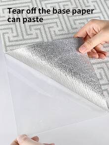 1 Rotolo di carta da parati autoadesiva, impermeabile e resistente all'umidità, facile da installare, può essere tagliata e rimossa liberamente, adesivi murali in vinile da staccare e incollare, adatti per decorare soggiorni, cucine, uffici, camere da letto e stanze, decorazioni murali fai-da-te, carta da parati per la decorazione della stanza e del soggiorno - Multicolore - Visualizzare 6