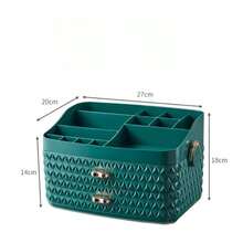 European-Style Diamond-Shaped Cosmetic Storage Box Dresser Skin Care Lipstick Storage Box Drawer Type Multi-Layer Makeup Box - Green - View 8