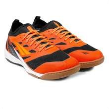 Chuteira Futsal Penalty Max 500 Locker Y-3 Unissex - LARANJA / PRETO - Visão 4