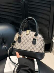 Fashionable New Retro Shell Handbag, Street Chic Shoulder Bag, Simple Ladies Shell Bag , Y2k - Multicolor - View 3