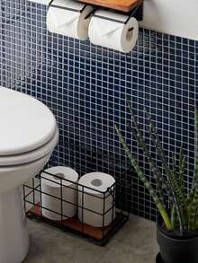 WoStick 10 Inch X 10 Inch Waterproof Textured Vinyl DIY Wallpaper, Self-Adhesive Backsplash Tile, Small Grid Peel And Stick Tile, Suitable For Home Decor Wallpaper, Wall Decor, Room Decor, Bedroom Decor, Kitchen Decor - Royal Blue - View 6