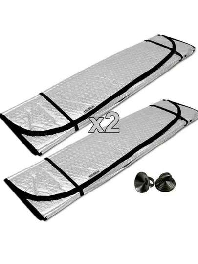 Protetor painel de carro, para-brisa, viseira solar com ventosa universal Envio agora