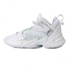 Nike JORDAN WHY NOT ZER0.3 (GS) Girls' Solid Color Casual Sneakers, Minimalist And Practical Multifunctional Kids Shoes CD5804-103