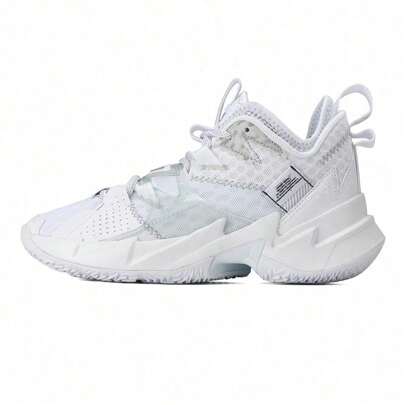 Nike JORDAN WHY NOT ZER0.3 (GS) Girls' Solid Color Casual Sneakers, Minimalist And Practical Multifunctional Kids Shoes CD5804-103