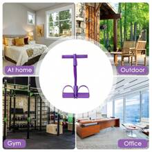 Gym Fitness Multifunction Tension Rope Resistance Band Elastic Pedal Puller Leg Stretching Training Portable Yoga Pilates Workout Fitness Equipment