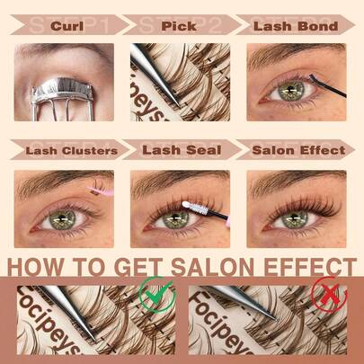 144 pezzi di ciocche di ciglie naturali marroni, ciglie individuali anime dall'aspetto naturale e sfilacciato, ciglie a punta per cartoni animati, ciglie a punta marrone, ciglie a forma di C, ciocche di ciglie da 8-16 mm, ciocche di ciglie, ciglie individuali, ciglie, ciglie finte