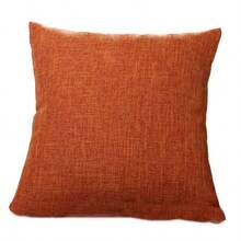 Ins Style Solid Color Pillow Case Set, Natural Linen Cotton, Machine Washable, No Dye, Suitable For Homestay/Cafe/Home Decor