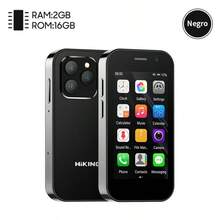 El mini teléfono móvil de moda más popular en el software social más popular en Internet, el modelo es Hiking Mini Smartphone 4g Dual Sim Android 9 Hiking A14 16Gb 2Gb Mini Phone 2000 Mah Fm Wifi Gps Bluetooth teléfono móvil, el modelo es Mini S23 Dual SIM Android 8.1 3G 2GB + 16GB 900mAh WiFi GPS Bluetooth, muy adecuado para senderismo, niños y coleccionistas. - A14 Negro - Ver 1