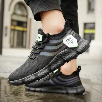 Men Shoes Breathable Classic Running Sneakers For Man Outdoor Light Comfortable Mesh Shoes Slip On Walking ShoesTenis Women