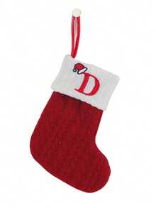 Capital Letter Christmas Stocking Decorations, Christmas Stockings, Double-Sided Fireplace Stockings, Party Decorations, New Year Party Favors, Personalized Initials Stockings, Family Holiday Christmas Party Decorations, Birthday, Christmas, Christmas Decorations, Christmas Tree Decorations, Baby Shower, Baby Supplies, Holiday Decorations, Baby Party Supplies. Party Props, Party Decorations