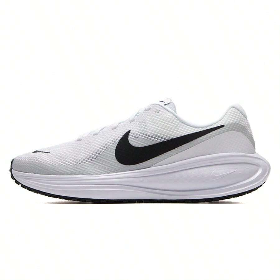Men's Running Shoes NIKE REVOLUTION 8 Outdoor Casual Comfortable Shoes HJ9198-101 - Black/White/Iron Gray - View 1