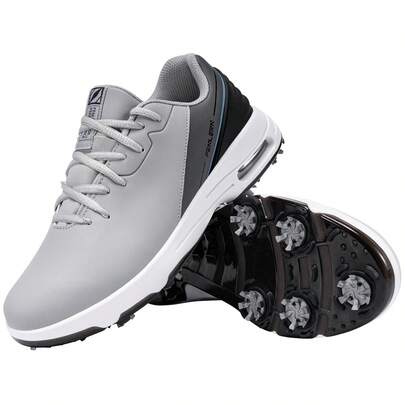 (US Local Shipment) Men's Golf Shoes Spiked Brand High-Quality Outdoor Sports Shoes Men's Golf Shoes Comfortable And Anti-Slip Men's Competitive Sports Shoes