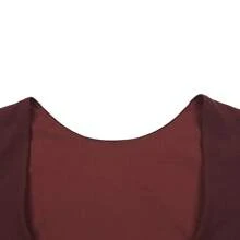 Nike 女款 AS W NK ZENVY DF LS TOP NV 长袖 T 恤针织圆领 - 紅色 - 查看 3