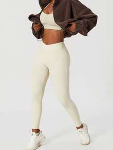 Women's Fleece Jacket Fashion Long Sleeve Stand Collar Zip Up Jacket Fall Winter Outwear - 咖啡色 - 查看 5