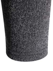 男士休闲舒适保暖商务通勤日常轻便连帽拉链口袋开衫，秋冬季长袖上衣