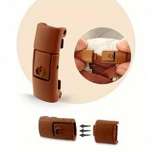 Adjustable No-Tie Sports Laces - Set Of 2 Polyester Elastic Shoelaces (39.37") - Includes Buckles For Secure Fit - 黑色 - 查看 5