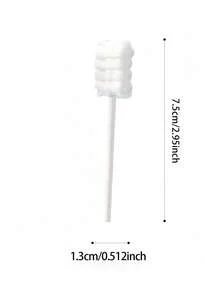 30pcs Individually Packaged Disposable Gauze Wave Head Cleaners, For Cleaning Baby's Tongue Coating And Oral Hygiene - English Version - View 9