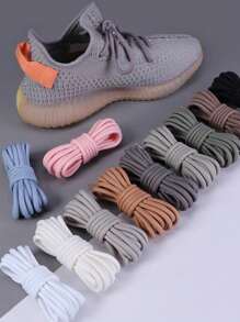 1 Pair Multi-Size Multi-Purpose Round Shoelaces, Suitable For Boots, Basketball Shoes, Thick Sole Sneakers, Practical Shoelaces For Outdoor Use, Easy To Carry