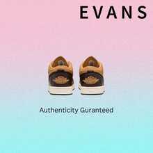 Nike Air Jordan 1 Low SE Flax Baroque Brown HQ3604-201 Women Fashion Sneakers New - 亞麻色/巴洛克棕色/復古珊瑚色/黑色 - 查看 4