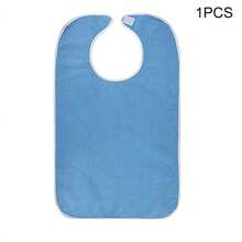 5-Color Adjustable Adult Bibs, Waterproof Cloth Eating Aprons For Elderly, Disabled, Nursing Home Use
