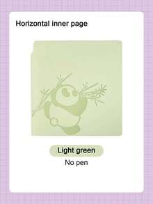 1set熊猫方形小笔记本便携口袋方形小笔记本小号高颜值熊猫超可爱记事本开学季