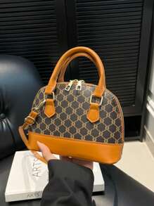 Fashionable New Retro Shell Handbag, Street Chic Shoulder Bag, Simple Ladies Shell Bag , Y2k - Multicolor - View 4