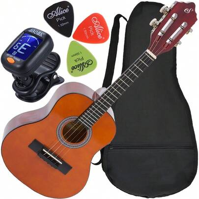 Cavaco Acústico Giannini Cs14 C/ Capa Palhetas Afinador Cor Natural