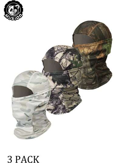 3 Packs All White Balaclava Windproof Balaclava Full Face Mask For Men Women Sun Protection Breathable Face Cover Shiesty Mask Ski Masks