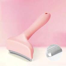 Stainless Steel Tooth Cat Detangling Brush Arched Head Anti Pet Grooming Tool Ergonomic Handle Pet Care Supplies