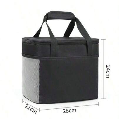 Túi đựng cơm trưa di động hình vuông mới ThermaBox chống nước, hộp đựng cơm trưa văn phòng, hộp đựng cách nhiệt
