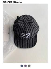 1pc Soft Top Retro Plaid Visor Hat, Women Large Brim Sun Protection Five Panels Cap, Streetwear Flat-Brim Casual Hip-Hop Baseball Cap, Suitable For Spring/Summer, Unisex