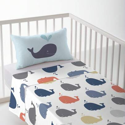 Naturals COOL KIDS - Parure de Draps Bébé Imprimée - ✅ Livraison 2 à 5 jours ✅ - 100% Coton - Ultra Douce - 15 Modèles Disponibles - 100x130/120x180 cm - Fabriqué en Espagne