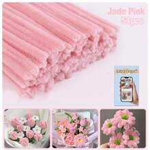 51 件/套超值装 DIY 管道清洁器散装带教程视频，适合花朵，60 种颜色加密雪尼尔茎，适合返校季节，30 厘米彩色管道清洁器工艺用品彩色雪尼尔茎，管道清洁器毛绒金属丝茎有线扭棒发带，价格实惠，质量好，漂亮，非常适合商务 Ganda Ng Kulay 质量好，颜色不一样 - 彩色 - 查看 29