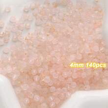 140-700 hạt thủy tinh 4mm hình nón đôi nhọn, hạt pha lê thủy tinh, ngọc trai hình nón đôi, - Lý tưởng để làm đồ trang sức, hoa tai, vòng cổ, phụ kiện vòng tay, giày dép, mũ, hạt trang trí - Phụ kiện ngày lễ tình nhân tự làm, ngày lễ tình nhân - Hạt - Xem 15