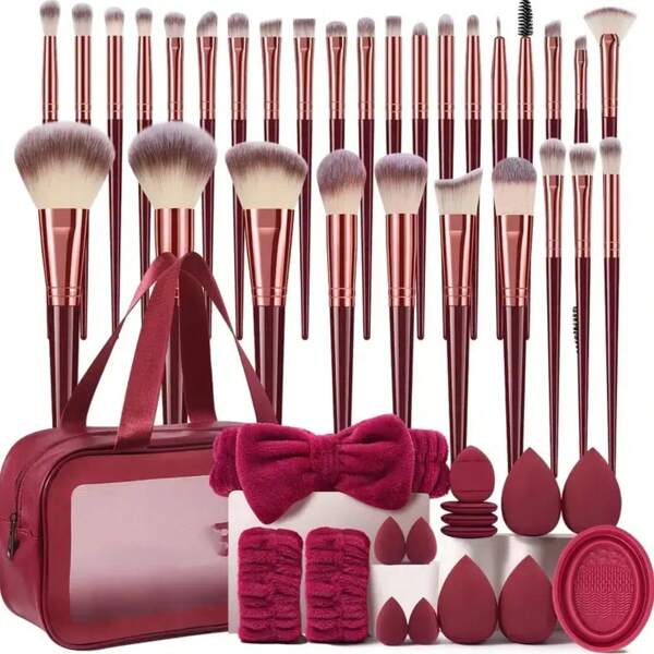 Must-Have Beauty Tools! Eyebrow Pencil, Lip Brush, Powder Brush Will Be Randomly Sent To You. From Detailed Makeup To Setting, Everything Is Covered. The Tools Are Small And Portable, And Easy To Use. They May Be Made Of Different Materials, And There Are Also Hidden Models. Unboxing Unlocks Various Surprises. Beauty Beginners Will Love It~