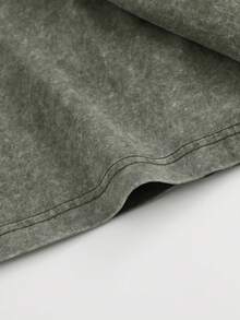 Women's Washed Cotton T-Shirt Admit-It-Life-Would-Be Painted Design Soft And Breathable Fabric, Machine Washable Spring And Summer Daily Stylish Tops The Best Gift For A Friend