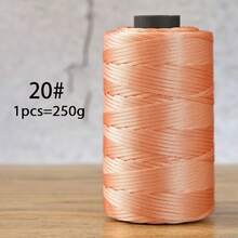 250g Summer Crocheted Flat Ribbon Yarn, 100% Polyester Cord, Handmade Weaving Material For Crochet Summer Sun Hats, Sandals, Bags - Multicolor - View 39