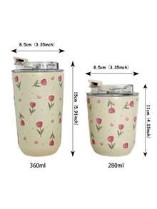 1 cốc thủy tinh cách nhiệt hai lớp bằng thép không gỉ hình trái tim màu hồng 280ml/380ml, cốc, bình đựng nước, thích hợp cho phòng tập thể dục, văn phòng, gia đình, ngoài trời, du lịch, quà tặng ngày lễ, tốt nghiệp, trở lại trường, ngày của mẹ - Nhiều màu - Xem 9