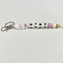 1PC Custom Animal Letter Keychain, Can Be Used As Name Bag Hanging,Back To School Gifts,Customized Keychains & Accessories,End Of Summer,Delicate Romance,For Office,For School,For Classroom,For Teacher Gifts,For University,For Colleague,For Dorm Rooms - Silicone Keychain - View 77