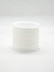 1 件 22 码/卷 0.8 毫米尼龙串珠尼龙绳 DIY 手链绳编织线流苏线珠宝制作工艺用品 - 串珠绳线