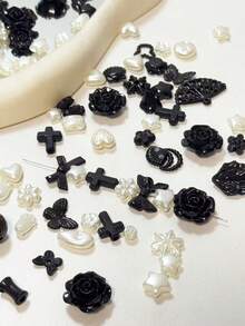 Acrylic DIY Accessories, Cream Glue Phone Cases, Hair Clips, Decorative Accessories Materials, Baroque Accessories, DIY Handmade Earrings, Headwear, Shoes, Clothing Accessories. This Product Is Widely Used In Decoration, Pendants - Multicolor - View 4